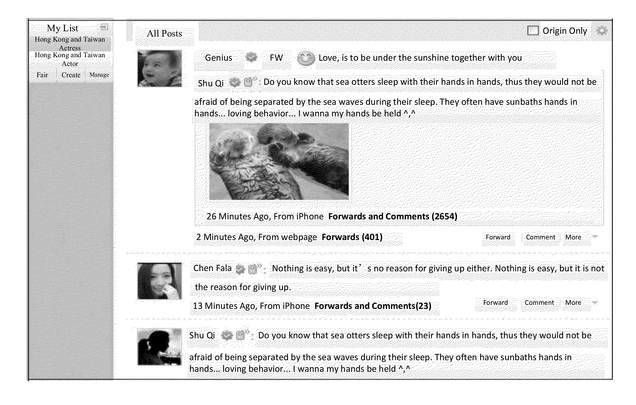 Method and system for displaying micro-blog message, micro-blog terminal, and server, and storage medium