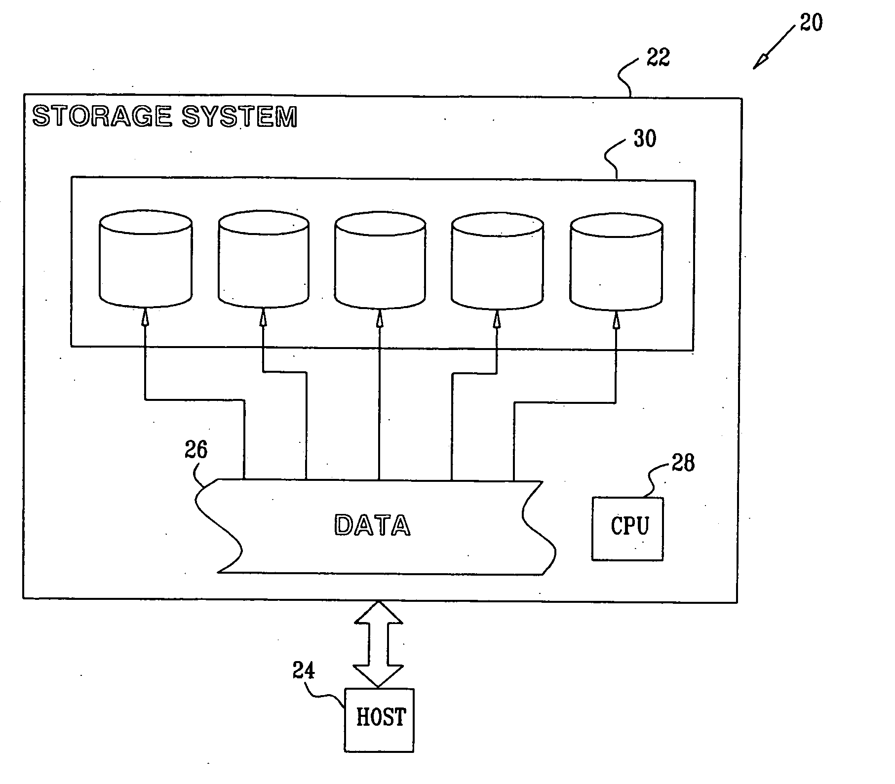 Data protection in a mass storage system