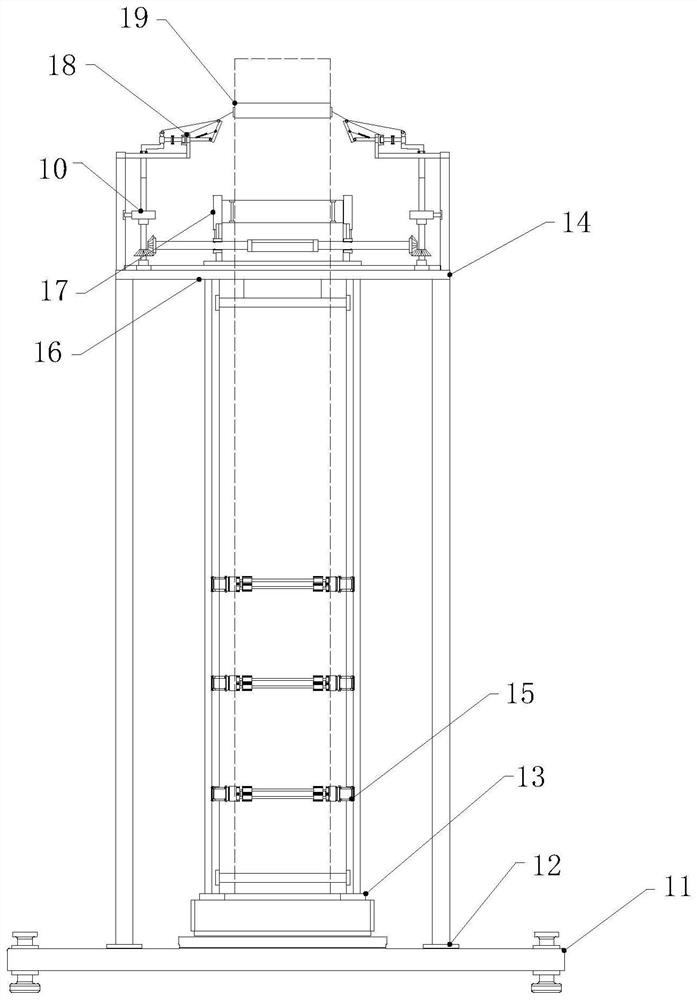 Antenna performance test stabilizing device