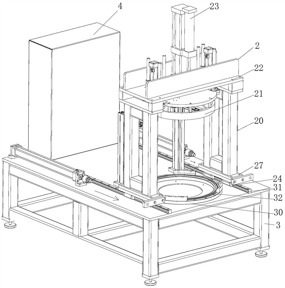 Device for detecting sealing performance of water containing bucket of clothes processing equipment