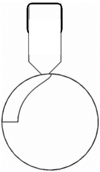 Lead screw thread bottom hardness micro-magnetic nondestructive detection method