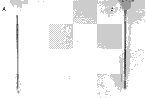 Syringe needle with hemostatic function and preparation method thereof