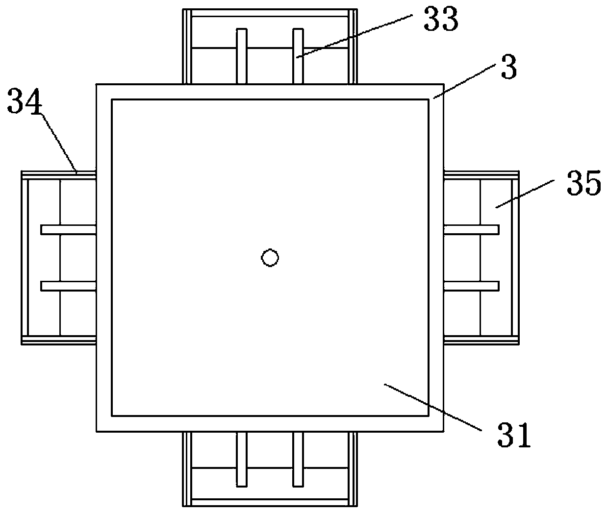 Clamping groove type steel wood combined node and mounting method thereof