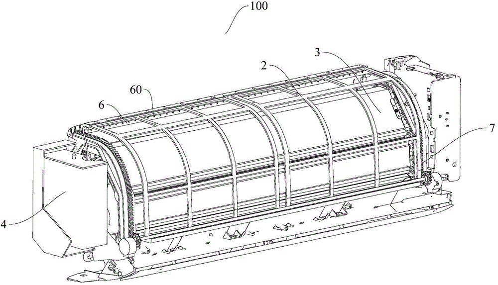 Air conditioner indoor unit and air conditioner provided with same