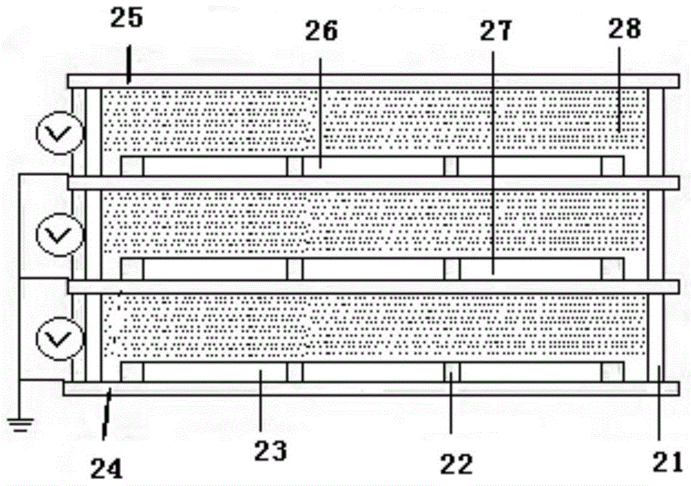 Full-color dynamic three-layer electronic paper