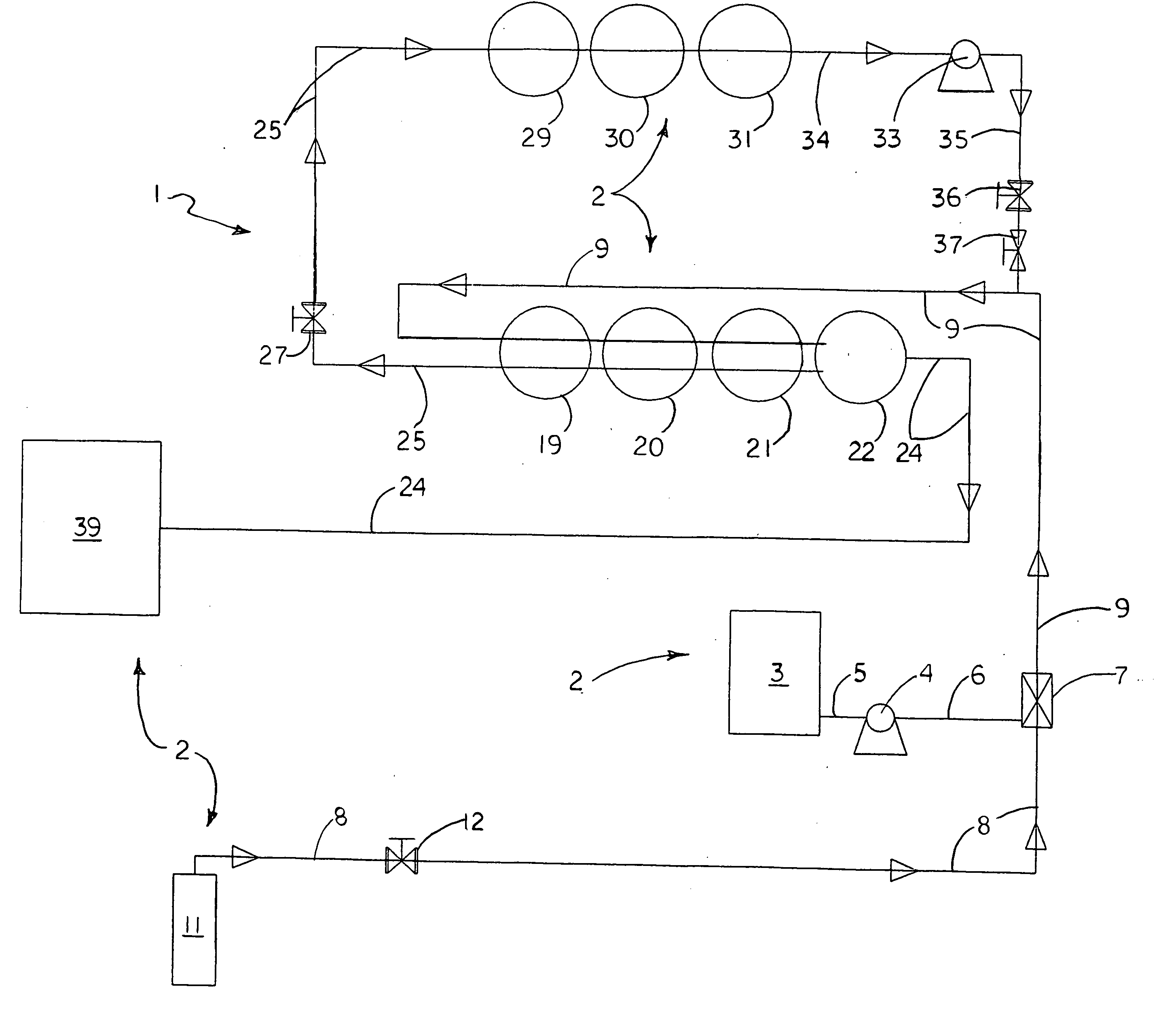 Water filtration process and apparatus