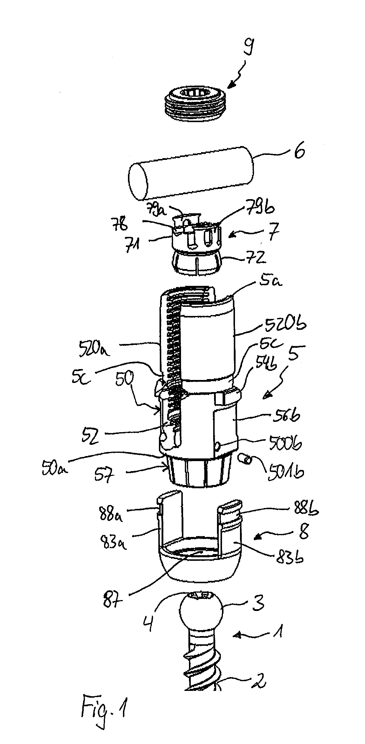 Polyaxial bone anchoring device