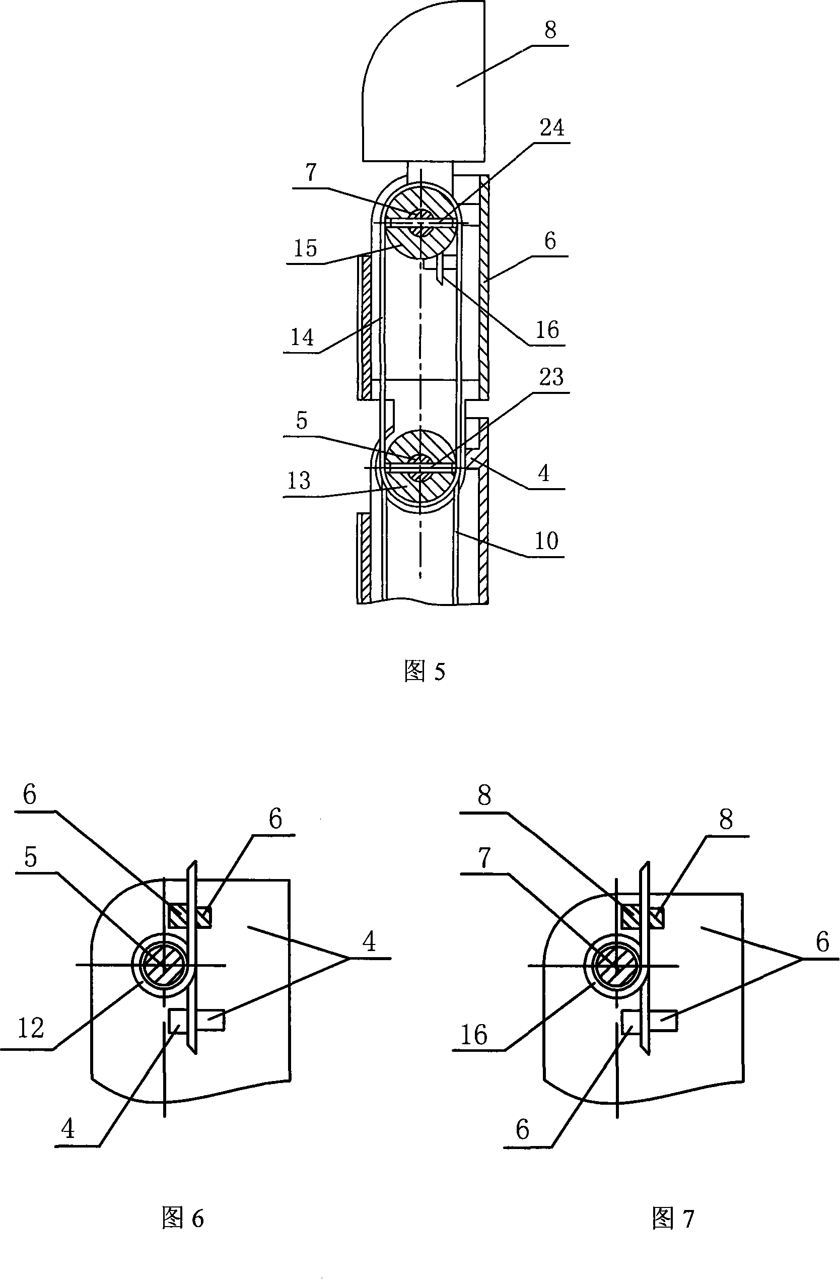 Belt wheel multi-joint high under-driven robot finger device