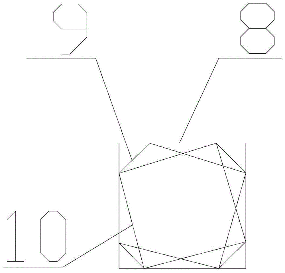 Reinforced boom frame structure of jib crane