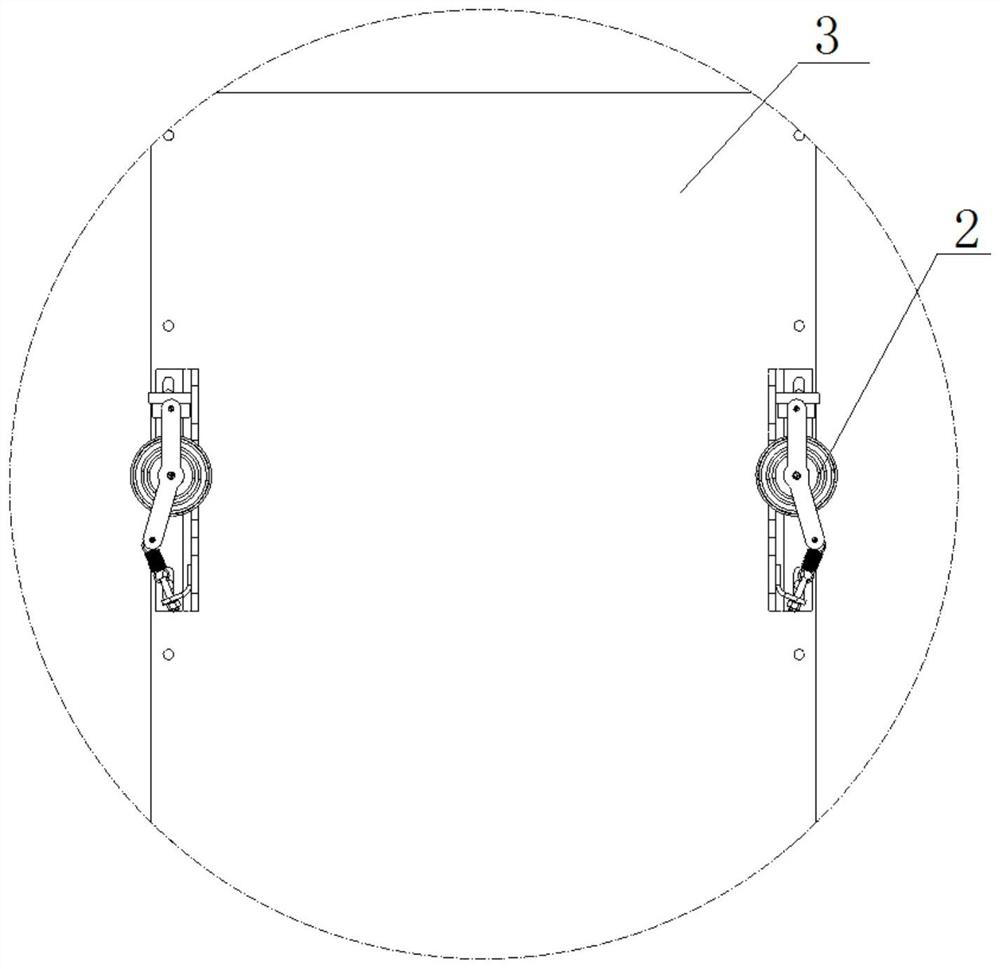 Skip car slow descending device and control method