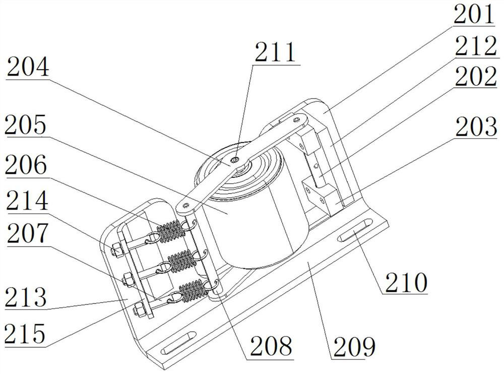 Skip car slow descending device and control method