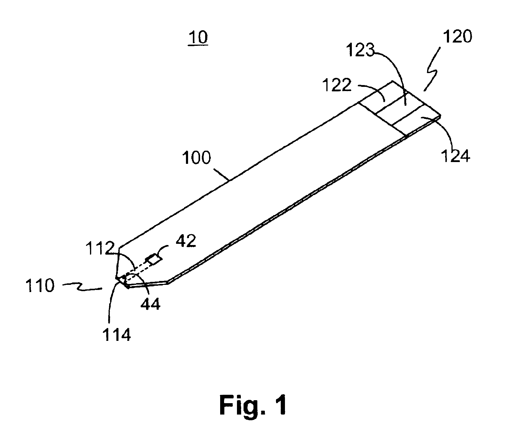 Disposable sub-microliter volume biosensor with enhanced sample inlet