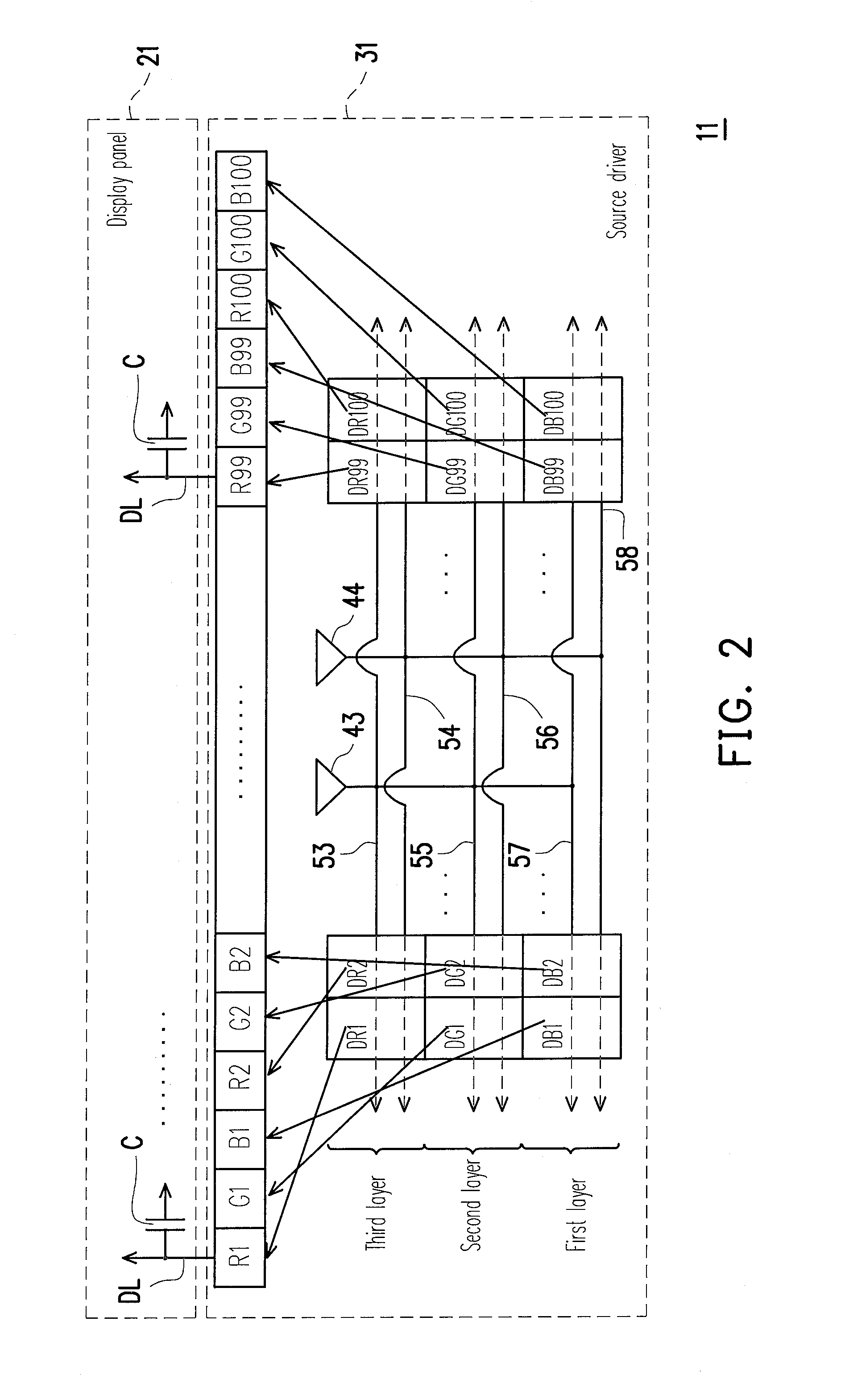 Source driver and liquid crystal display