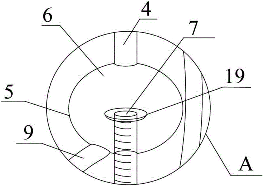 Initial positioning device, container and method