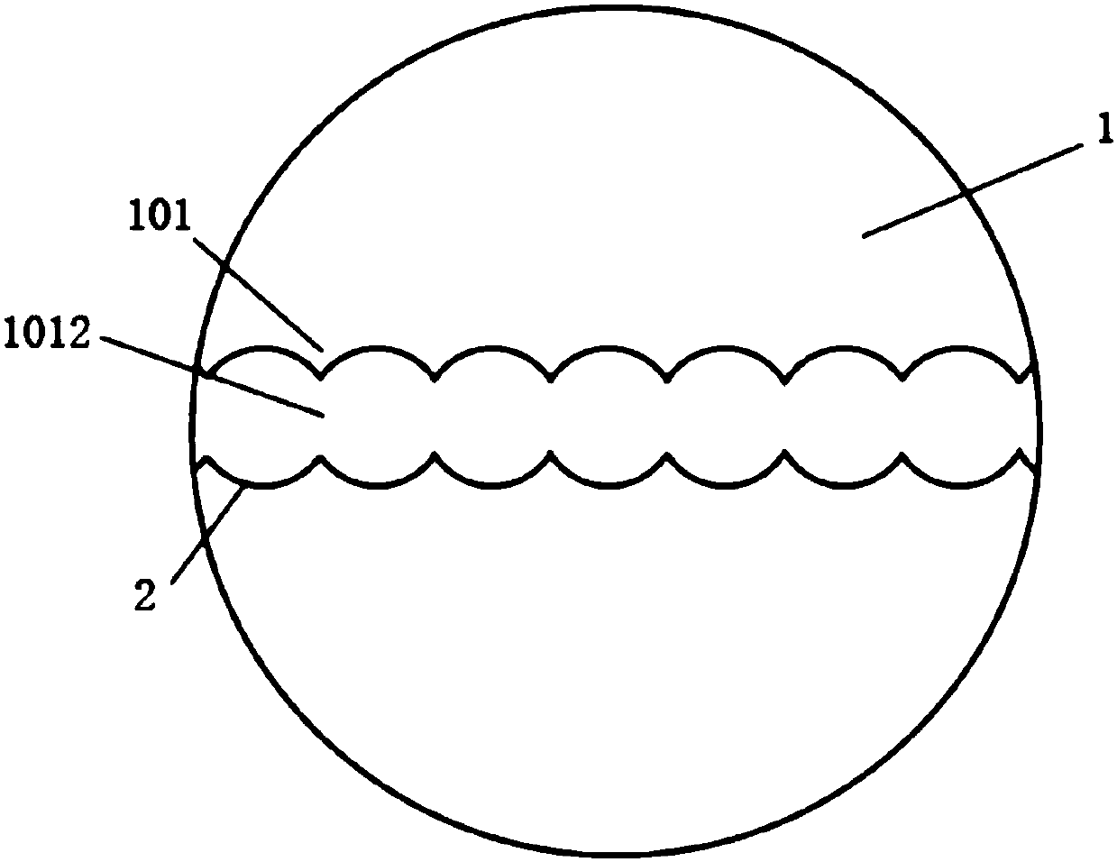 Continuous hole type knife template and machining method thereof