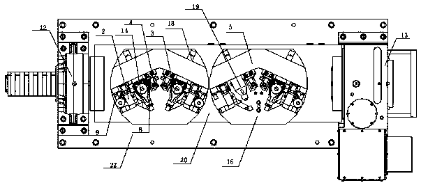 Tooling fixture for processing steering knuckle