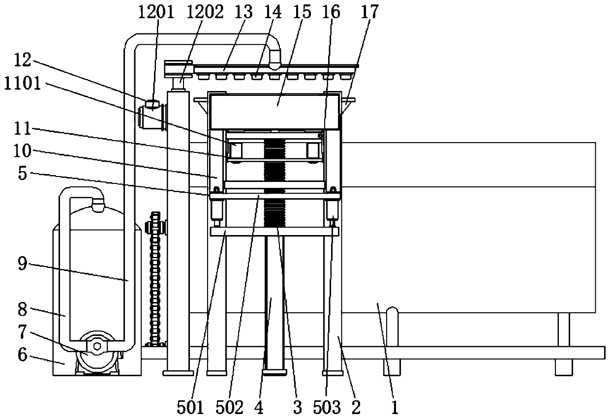 Pushing mechanism with auxiliary pushing function for feeding device