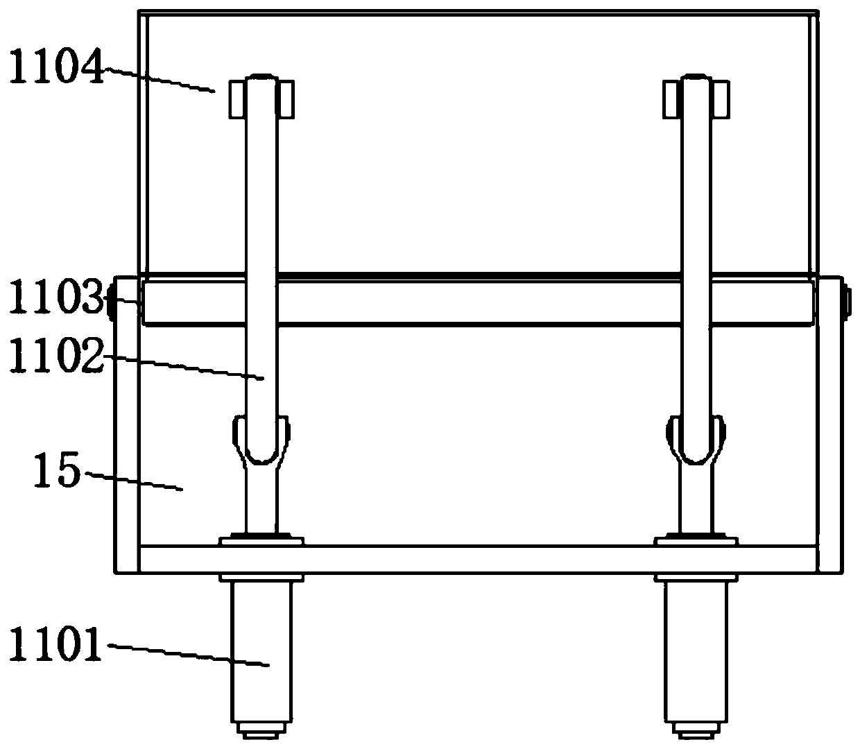 Pushing mechanism with auxiliary pushing function for feeding device