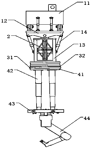 Hanging joint special for wave compensation of A-type portal frame