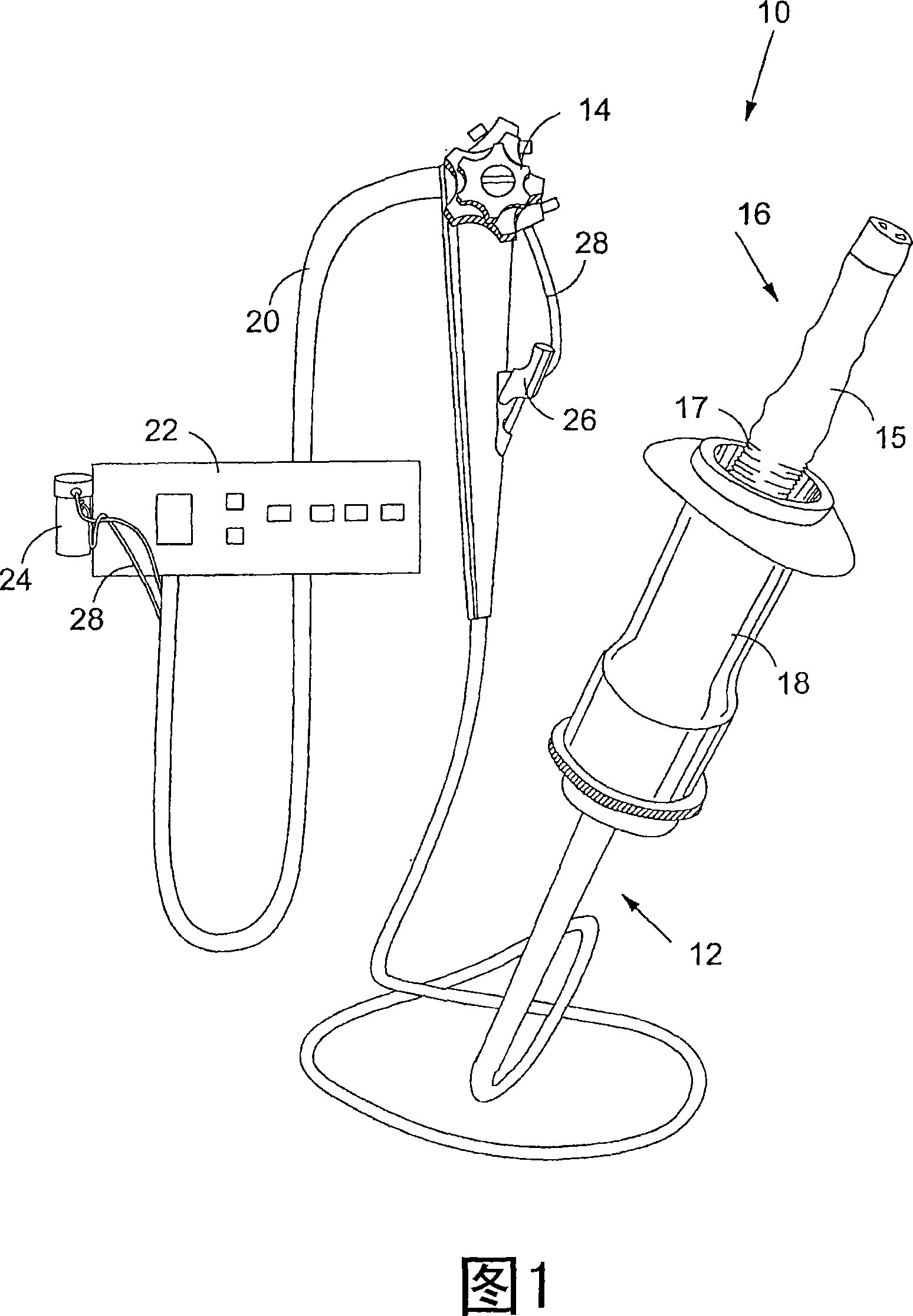 Control system for supplying fluid medium to endoscope