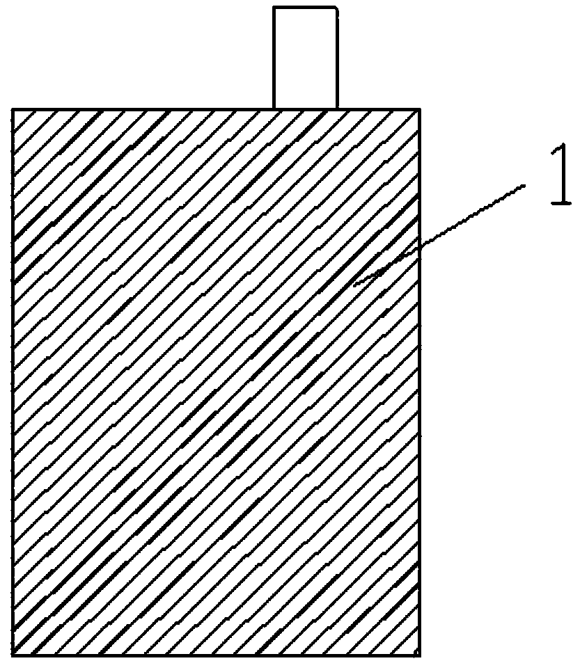 Flat carbon electrode with high energy density