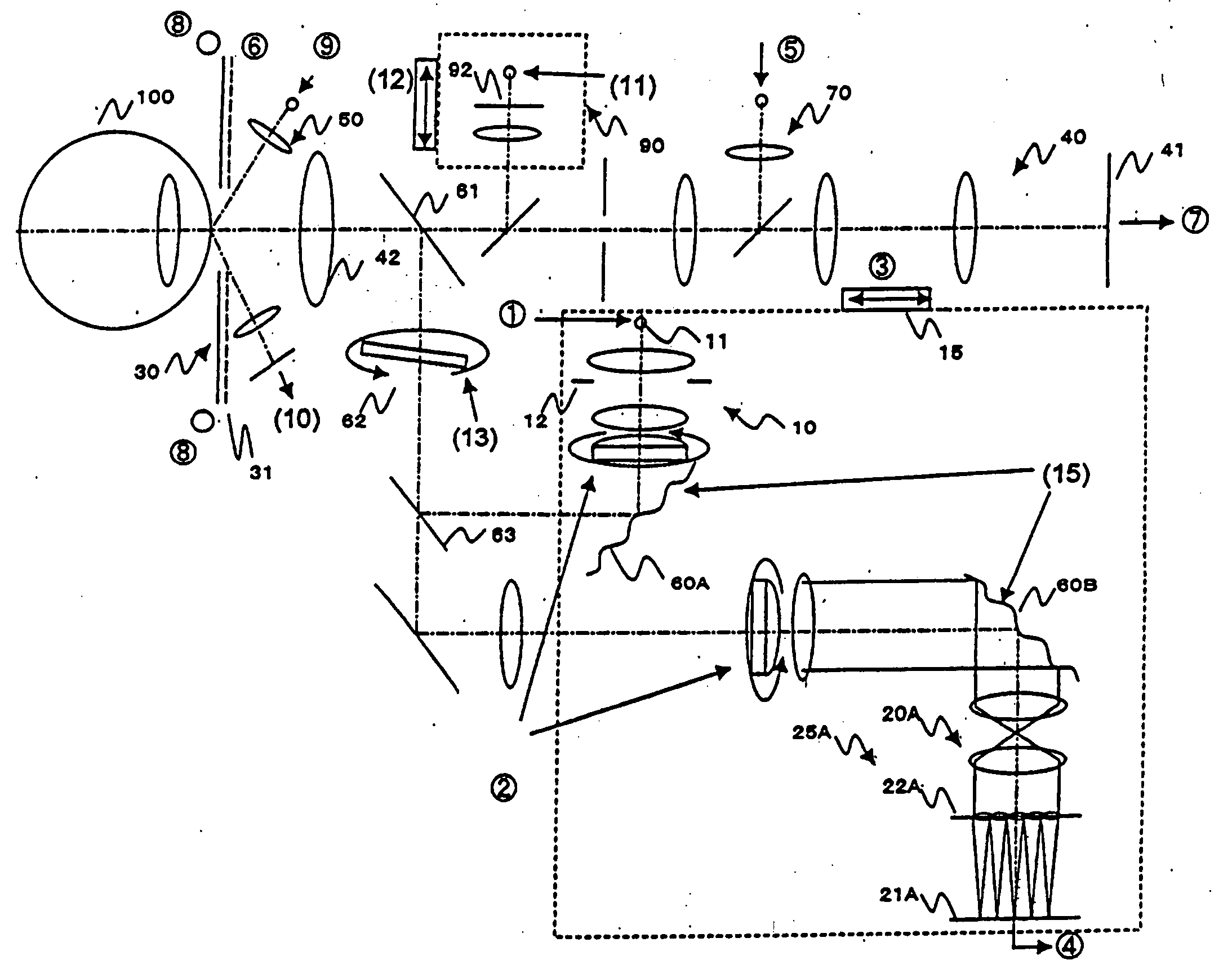 Eye characteristics measuring system