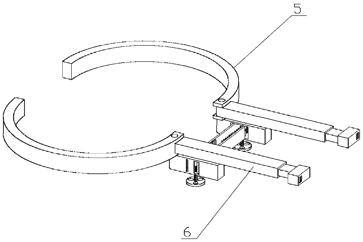 Heat-supply pipe network segmented regulation fixing bracket