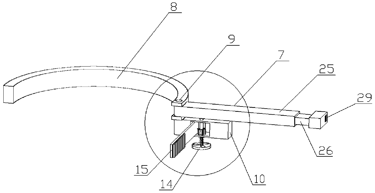 Heat-supply pipe network segmented regulation fixing bracket