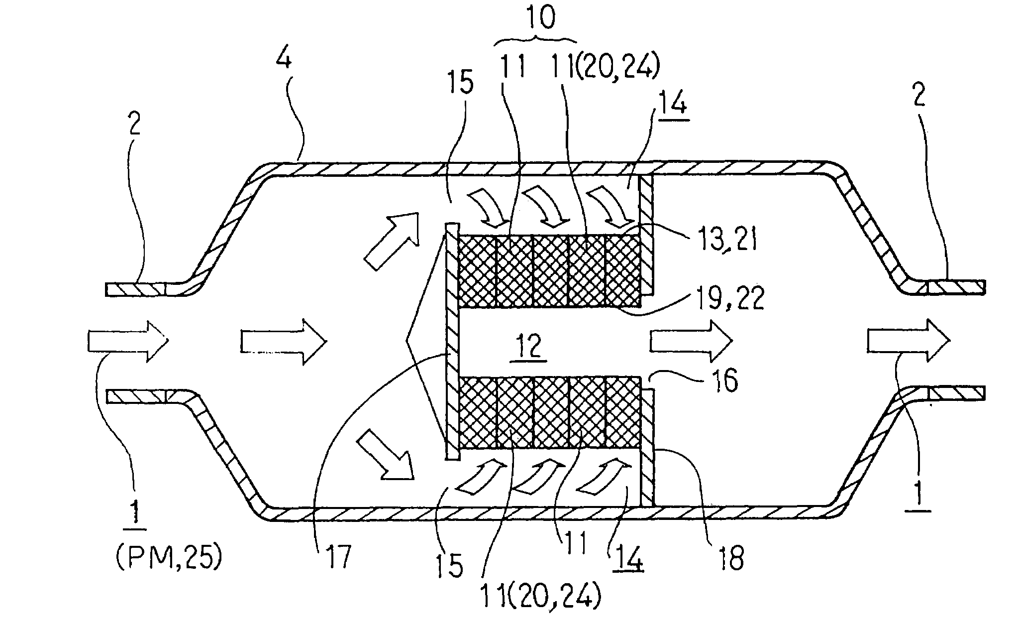 Particulate matter reducing apparatus