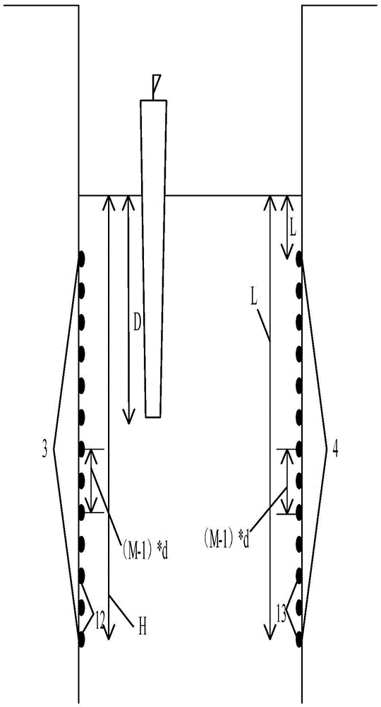 Wide-range lateral-scanning type draught detection system and working method thereof