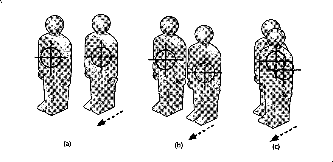 System for tracking infrared human body target based on corpuscle dynamic sampling model