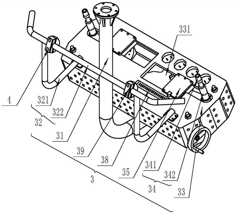 Synchronous tightening device and method for fuel tank drawstring bolts