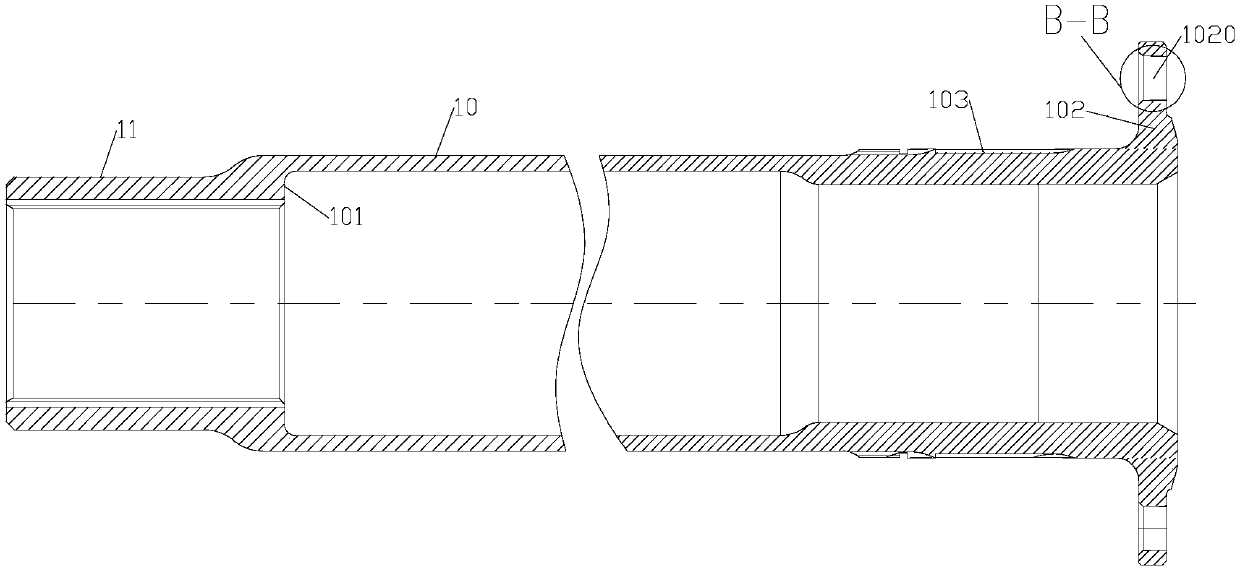 Shaft connection structure