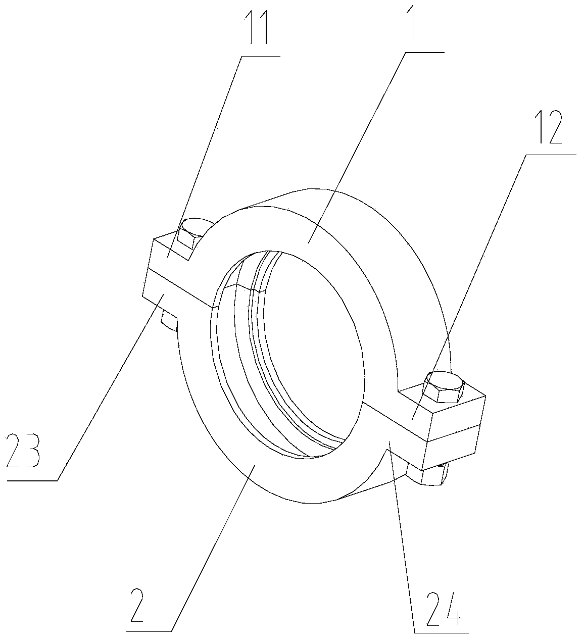 Method for manufacturing pipe clamp, pipe clamp and pipeline