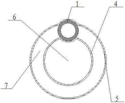 Air bag type grouting hole packer