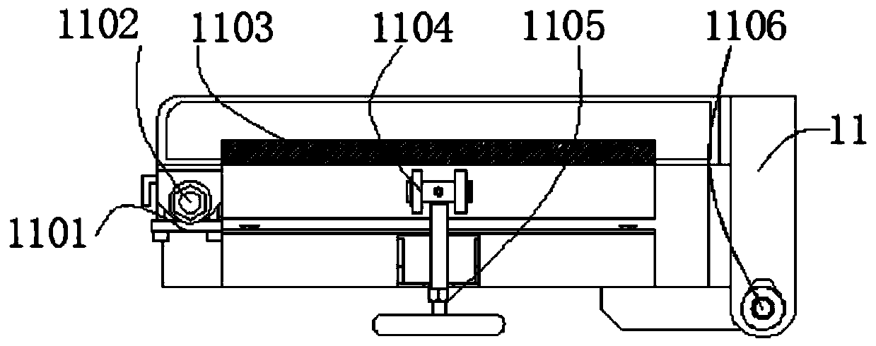 Squeezing device convenient for adjusting extrusion interlayer in edible oil processing