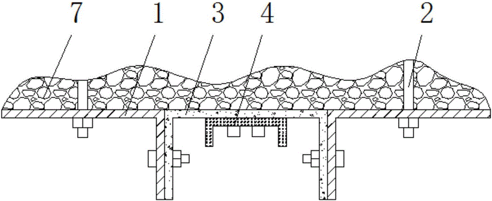 Mounting frame of elevator landing door