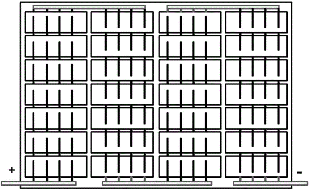 High-resistance mechanical load solar energy battery component and manufacturing method thereof