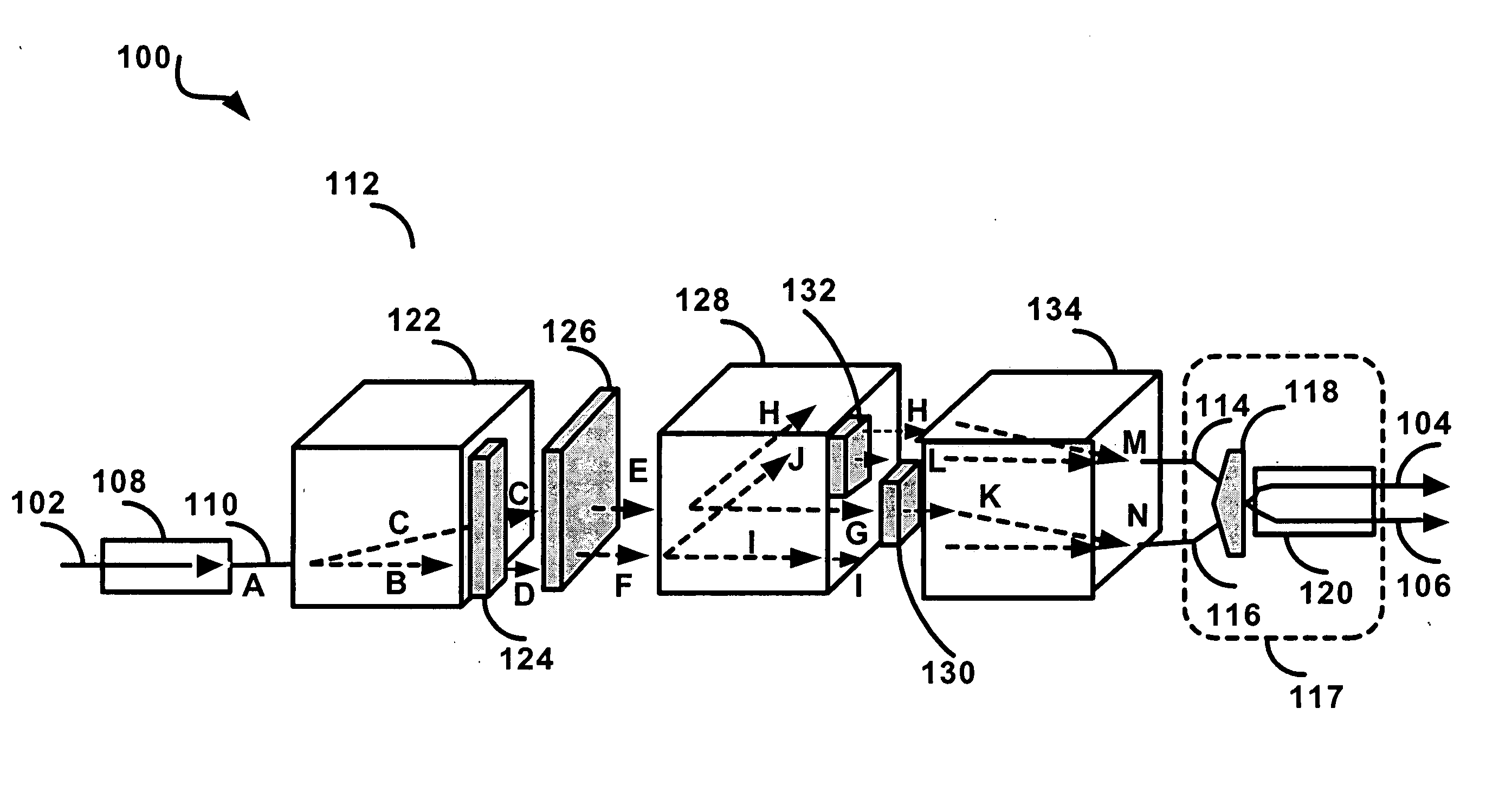 Variable polarization independent optical power splitter