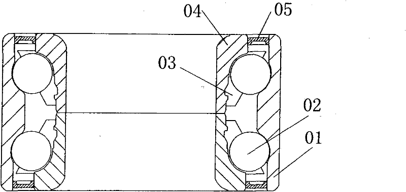 Assembly line for automobile first-generation hub bearing