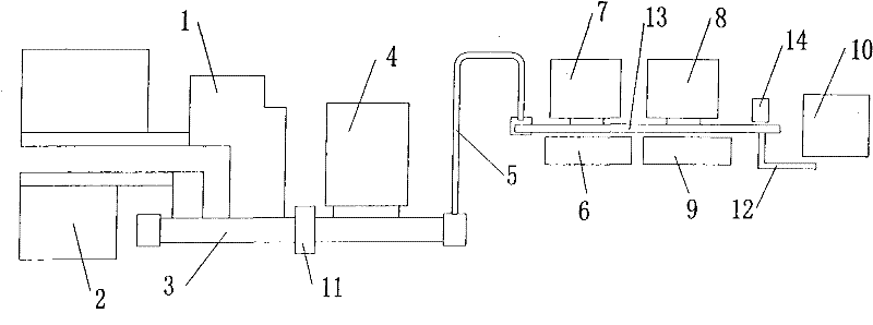 Assembly line for automobile first-generation hub bearing