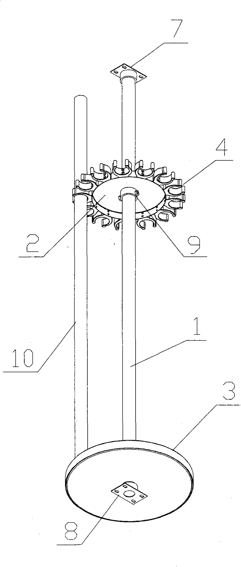 Safety instrument storage rack