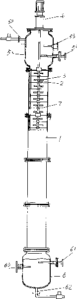 Turntable extracting tower