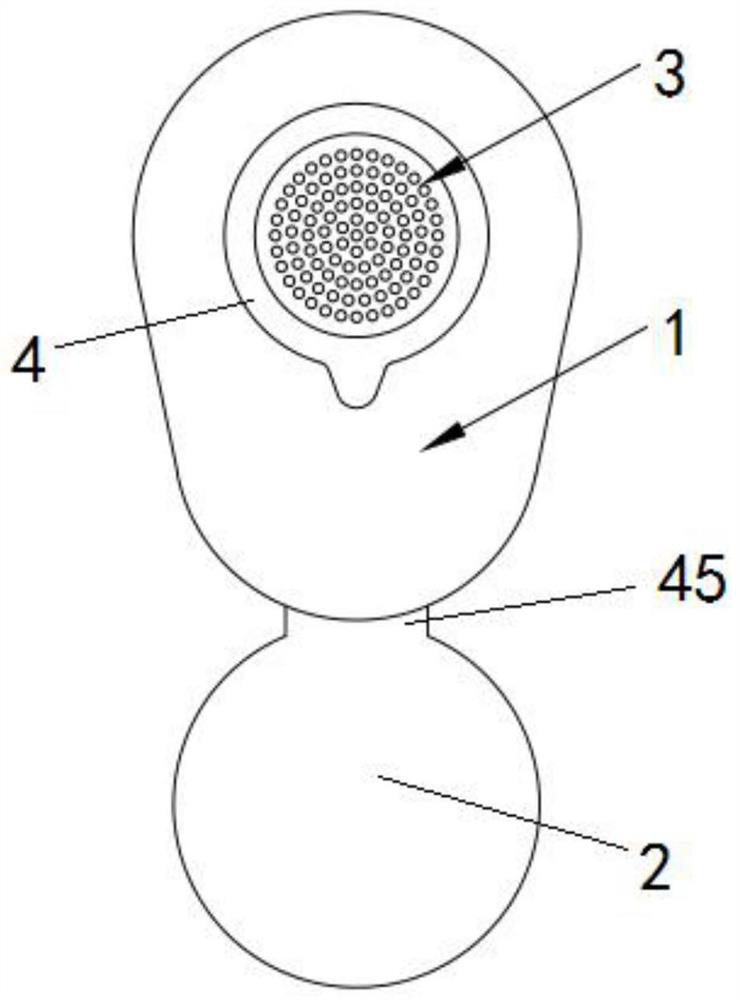 An electrode sheet for collecting EEG signals in anesthesia depth monitoring equipment