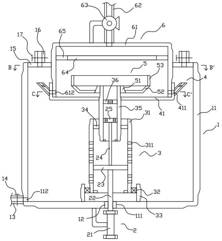 Volatile gas purification treatment system