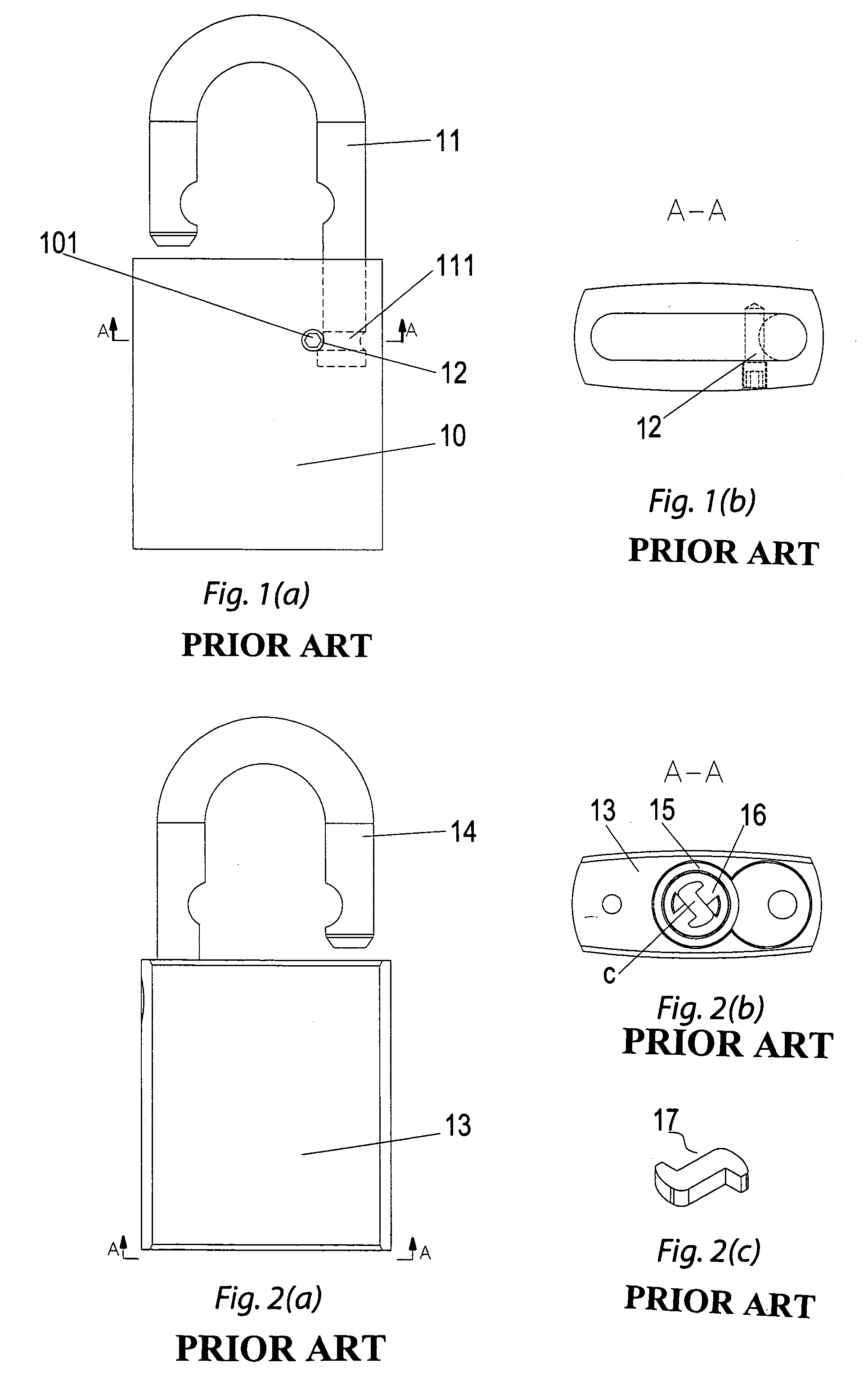 Padlock with a quickly changeable shackle and padlock with a freely convertible deadlock mechanism