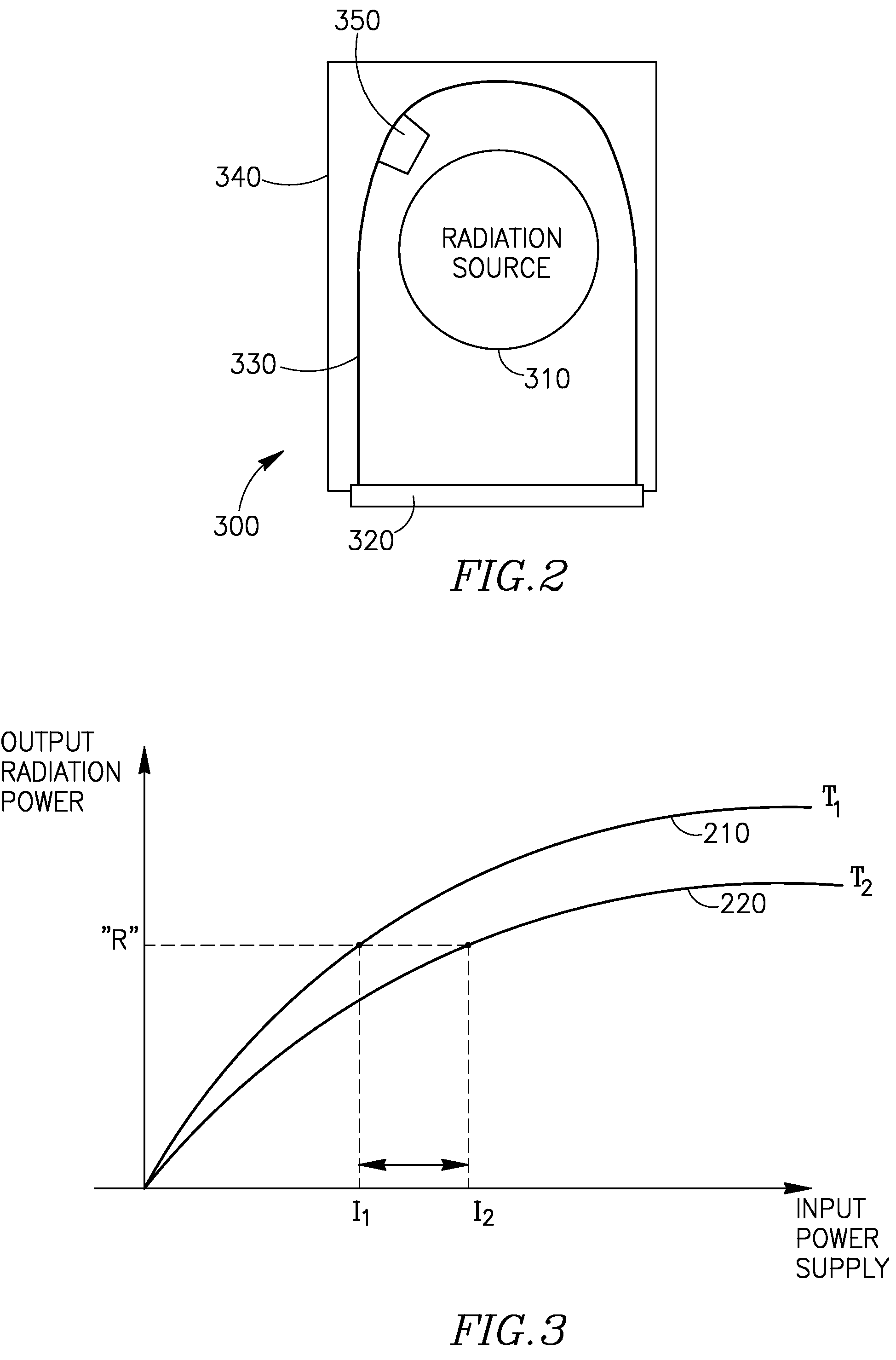 Method and apparatus for monitoring electro-magnetic radiation power in solid freeform fabrication systems