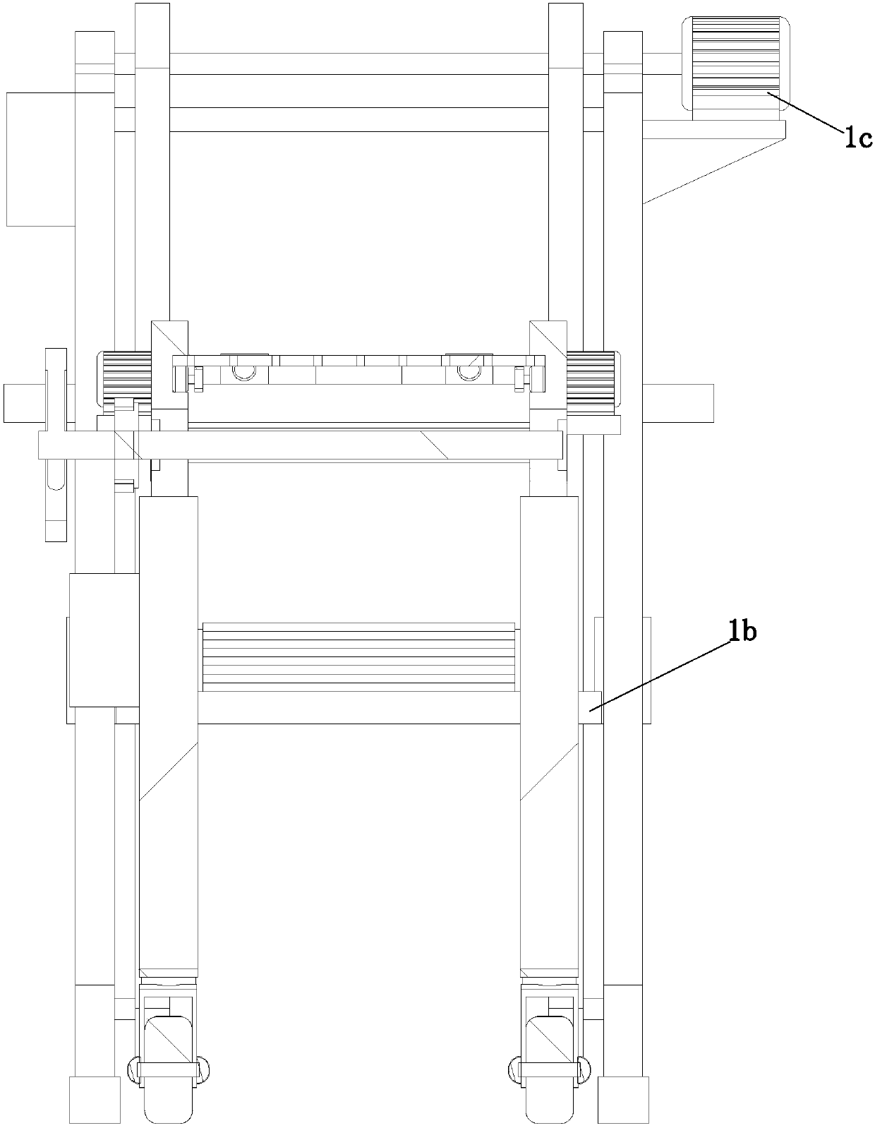 Automatic conveying device of plates