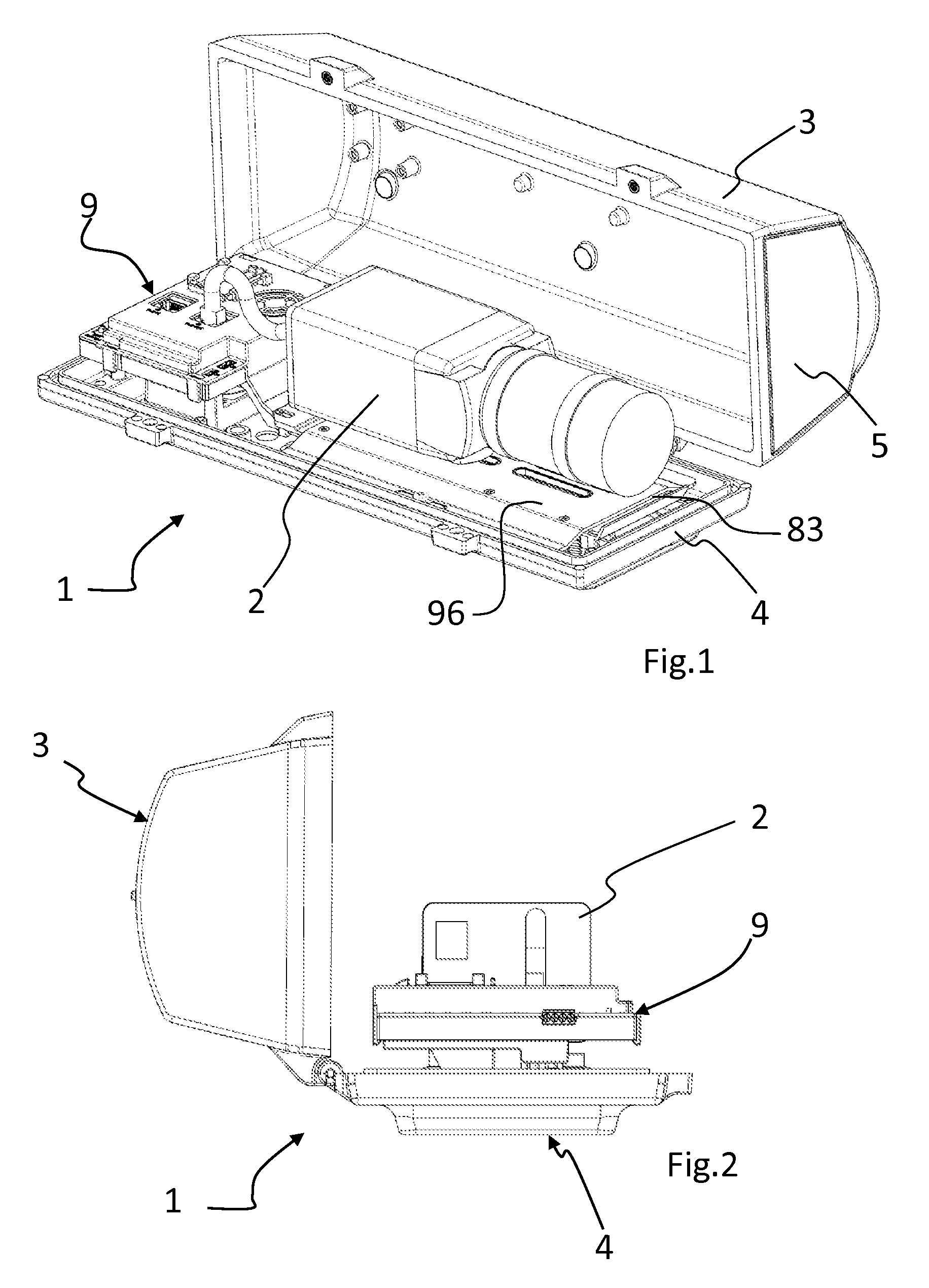 Case for surveillance video camera and holding device for a case for a surveillance video camera