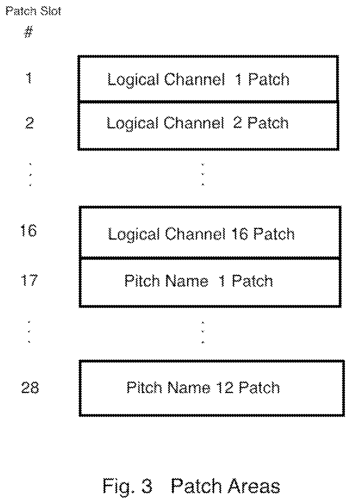 Digital musical synthesizer with voice note identifications